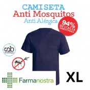 Camiseta antimosquitos stingbye camiseta manga corta  | talla xl | color marino